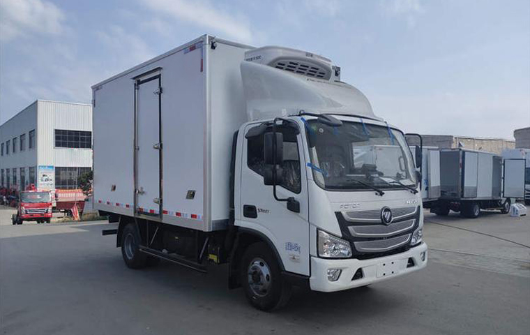 福田欧马可S1国六蓝牌 冷藏车